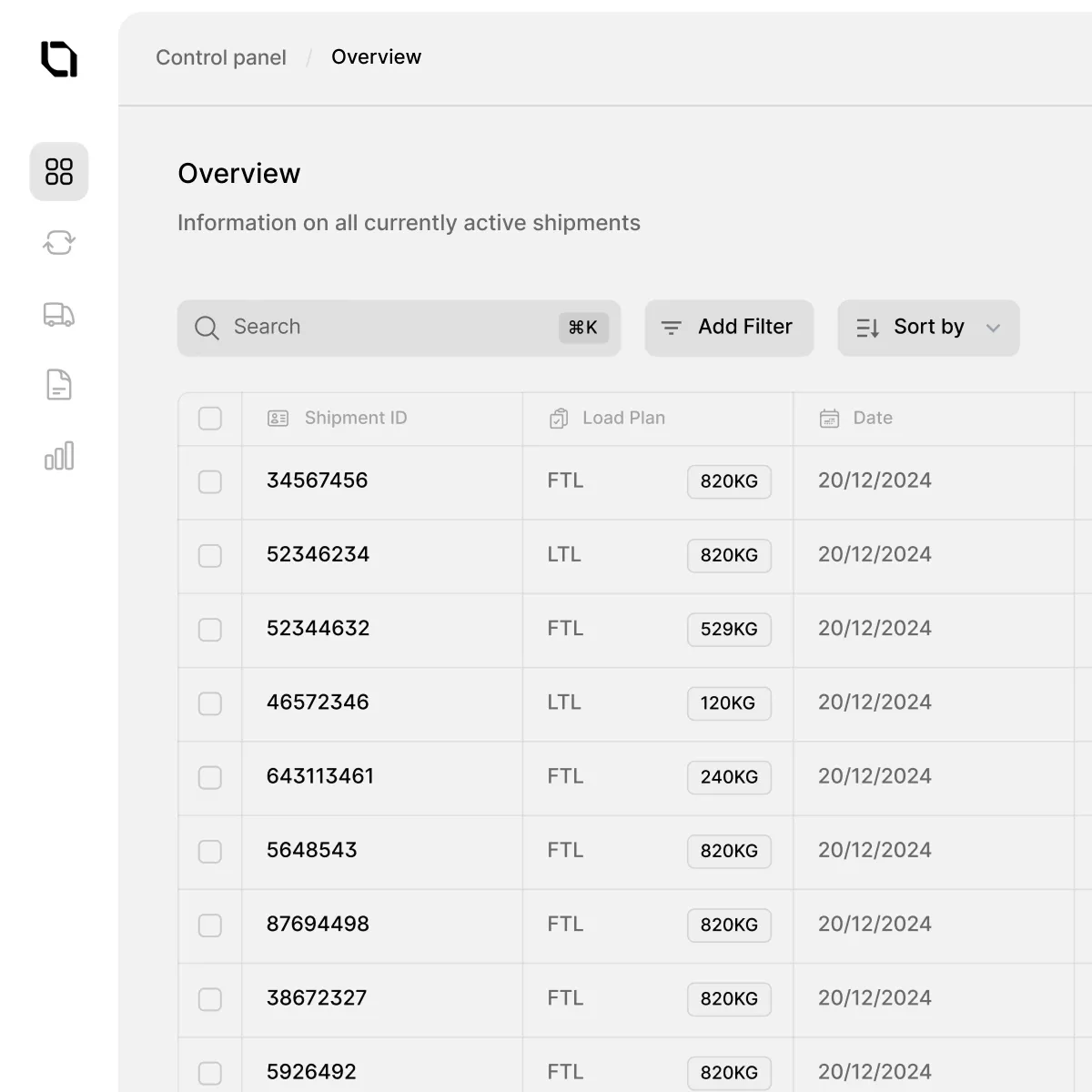 Flint dashboard